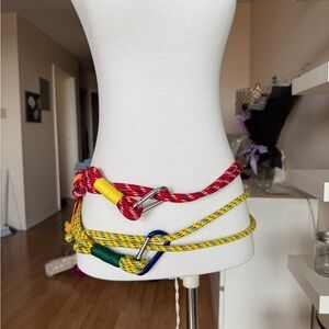 Colorful Climbing Rope Belt Set